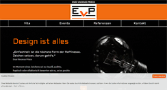 Desktop Screenshot of e-v-p.de